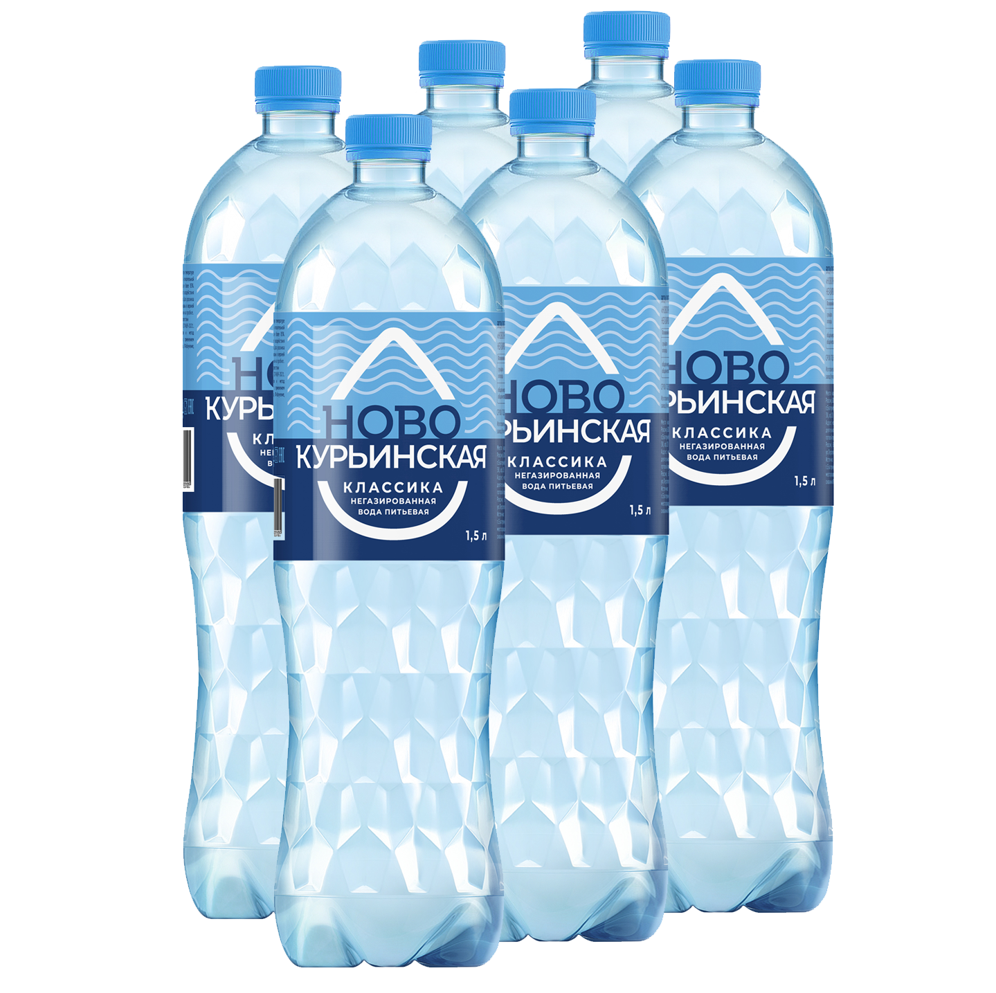 Вода Новокурьинская Классика 1,5 л (6 шт/уп)