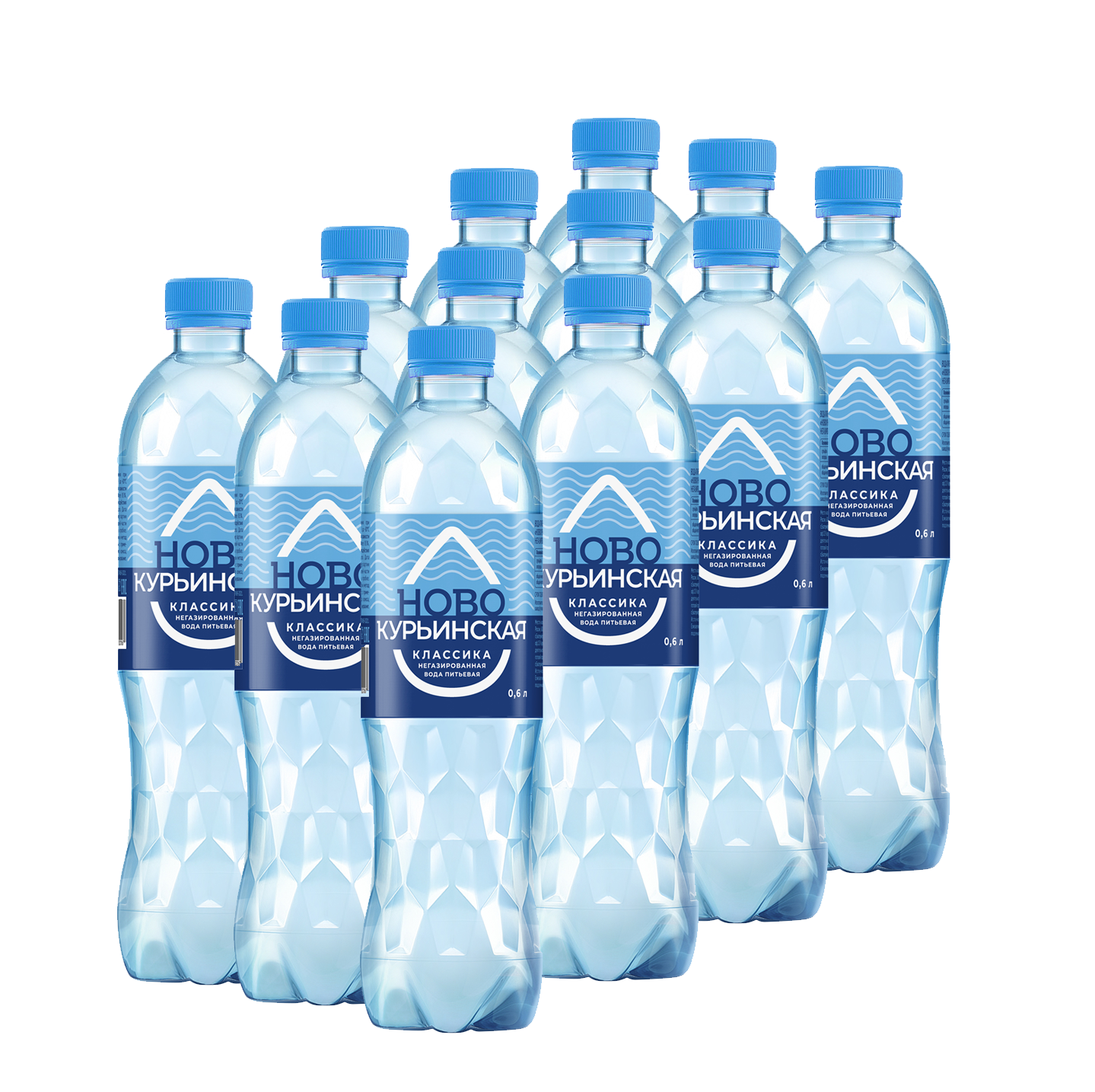 Вода Новокурьинская Классика 0,6 л (12 шт/уп)